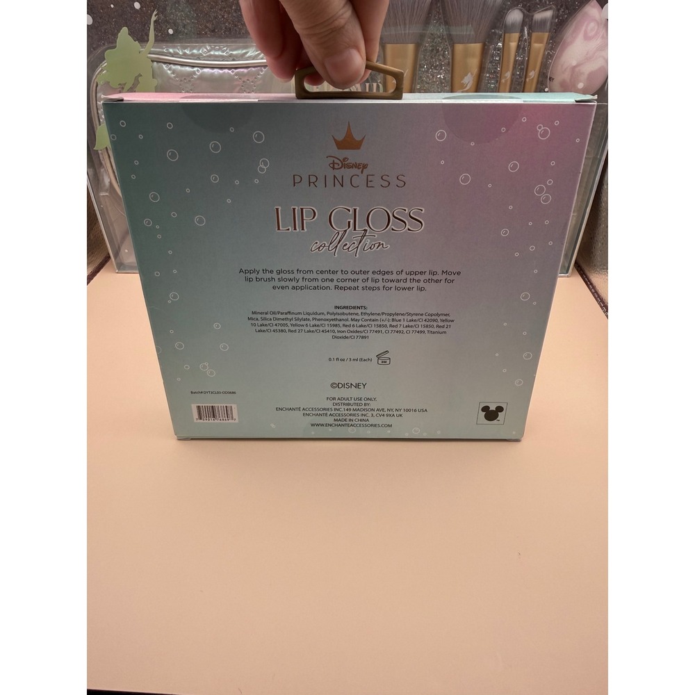 Disney The Little Mermaid Ariel Cosmetics Bundle Makeup Palette Brushes Gloss - Picture 15 of 16